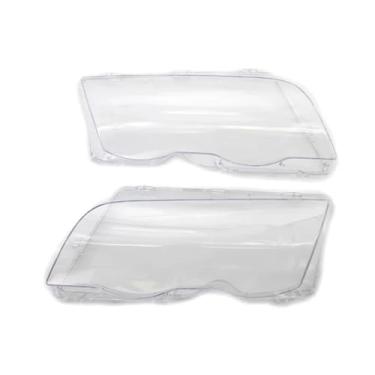 Imagem de Capa para farol de carro, 1 peça/1 par, abajur, concha brilhante, lente de lâmpada, compatível com bmw e46, 4 portas, série 3, 1998, 1999, 2000, 2001(1 Pair)