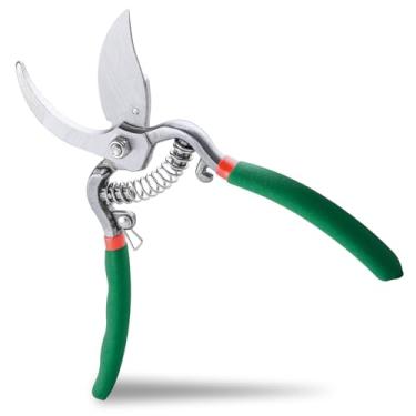 Imagem de Tesoura de jardim tesouras de jardim de 20 cm, tesouras de poda de mão, tesoura de poda, ferramentas manuais de jardinagem, tesoura de aparar, podar de jardim para rosas, jardins, bonsai