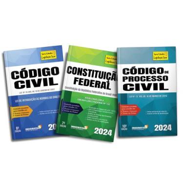 Imagem de Constituição federal+ código civil+ código de processo civil- consulta