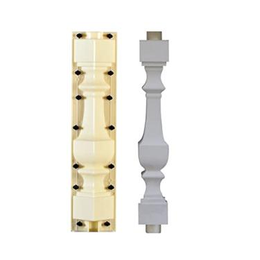 Imagem de Molde de varanda de concreto ABS resistente de 78 cm - Molde pré-fabricado reutilizável engrossado com fivelas embutidas, grau industrial para engenharia de construção (padrão 1)