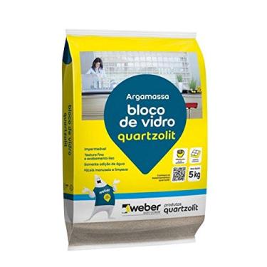 Imagem de ARGAMASSA BLOCO DE VIDRO QUARTZOLIT 5KG