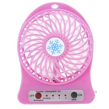 Imagem de aqxreight Mini Ventilador de Mesa Portátil Cama de Bebê Assentos de Carro Ventilador USB Recarregável Pequeno Circulador de ArPreto e Operação Completa e Inteligente para Qualidade do de Motores