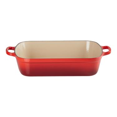 Imagem de Travessa Retangular Signature Ferro Fundido 37 cm Vermelho Le Creuset