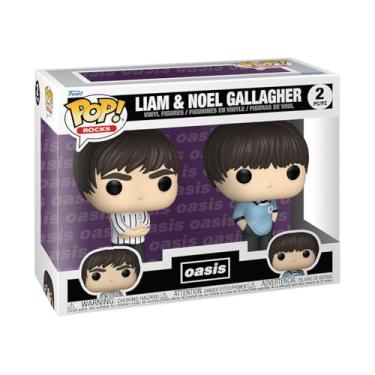 Imagem de Funko Pop! Rocks: Oasis Liam & Noel Gallagher 2 Pack - Figura de vinil colecionável - ideia de presente - Mercadoria oficial - brinquedos para crianças e adultos - Music Fans