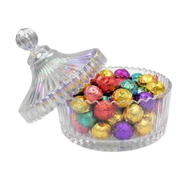 Imagem de Bomboniere Vidro 500ML Baleiro Cristal Switch Potiche Holografico