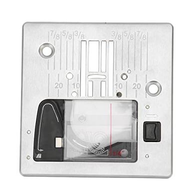 Imagem de Placa de agulha com placa de cobertura, resistência à abrasão, placa de agulha de costura de aço Q235 para máquina de costura CE667 HD6700, desempenho estável, fácil de instalar