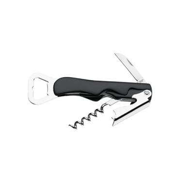 Imagem de Saca-rolhas/Abridor de garrafas, acessórios pretos para vinho