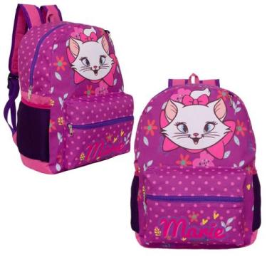 Imagem de Mochila de Costa Feminina Roxa Gata Marie Resistente Toys 2U