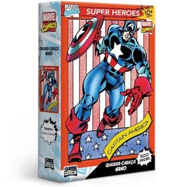 Imagem de Marvel Comics Capitão América Quebra-cabeça 500 peças nano