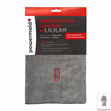 Imagem de Pano de Chão Grande com Furo para Cabo Alta Absorção 100% Microfibra -