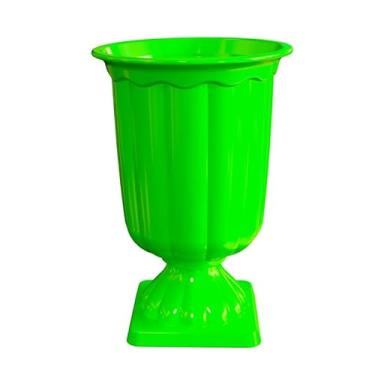 Imagem de Vasos Grego Decoração Festa Acrílico 12,5cm X 19cm (VERDE NEON)