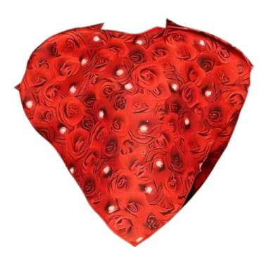 Imagem de UGPLM Fantasia de Coração para Adultos, Cosplay, Desenho Animado, Roupa Romântica Leve em Formato de Coração para Apresentações no Palco e Festas Temáticas, Coração de Rosa