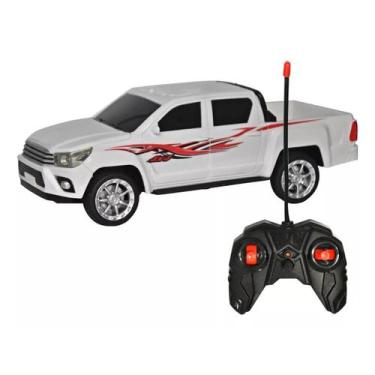 Imagem de Brinquedo Caminhonete Hilux de Controle Remoto  Acende Farol - FUN GAM