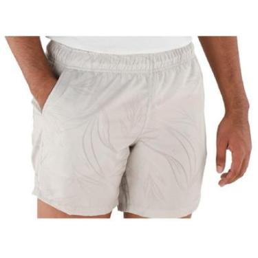 Imagem de Bermuda Tactel Casual Longa Masculina Ogochi 004540003 Bege-Masculino