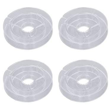 Imagem de Acouto 20 Bobinas de Costura Acrílicas Dos Pces-suportes Leves Transparentes da Linha do Bordado de 50mm para Máquinas de Costura