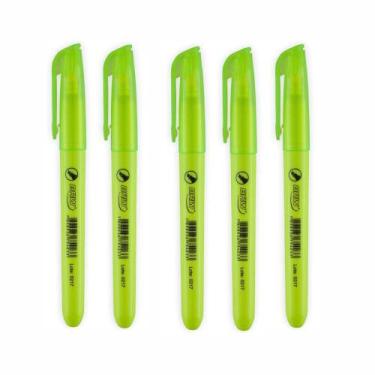 Imagem de Marca texto amarelo fluorescente chanfrado brw 12un