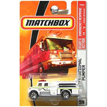 Imagem de Matchbox Mattel 2007 MBX Emergency Response 1:64 Scale Die Cast Metal Car # 59 - International Pumper
