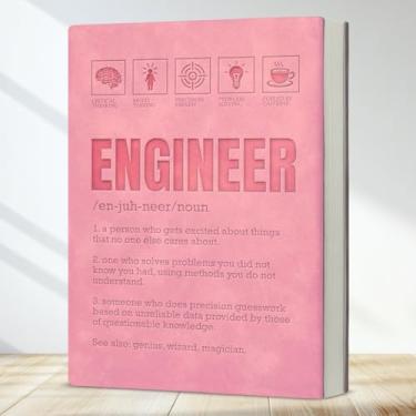 Imagem de Presentes de engenharia para homens e mulheres, caderno de capa dura para trabalho e anotações, diários para escrever, presente para aniversário de engenharia, formatura, novo passador licenciado de