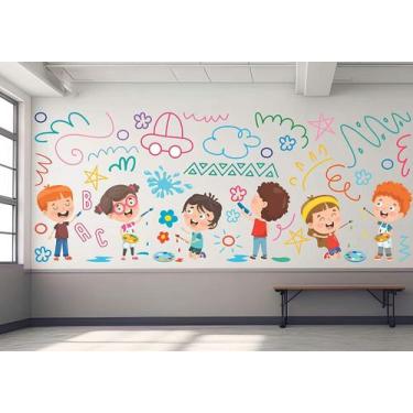 Imagem de Adesivo De Parede Cantinho Da Arte Mod02 - Lojinha Da Luc Adesivos