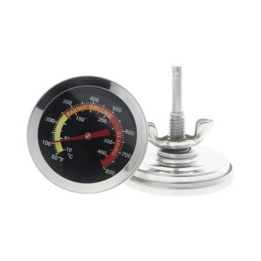 Imagem de Termômetro De Aço Inoxidável Para Churrasqueira, Medidor De Temperatur