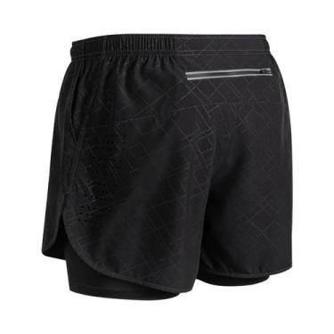 Imagem de Shorts Masculinos De Secagem Rápida 2 Em 1 Para Academia E Corrida, Te