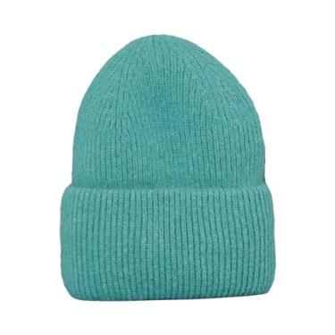 Imagem de Chapéu De Inverno Feminino, Gorro Quente De Pele De Coelho Real, Gorro