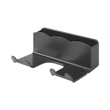 Imagem de Suporte De Parede Para Secador De Cabelo, Plástico, Sem Perfuração, Or