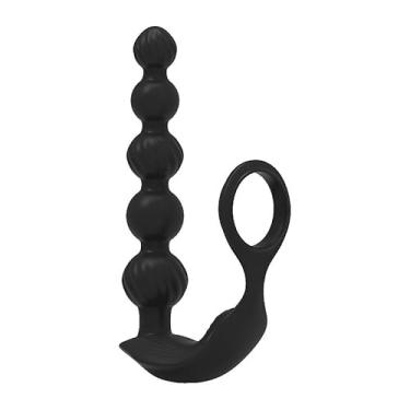 Imagem de Vibrador de Próstata com Anel Peniano e Controle Remoto - 10 Modos de Vibração para Prazer Intenso e Ergonômico