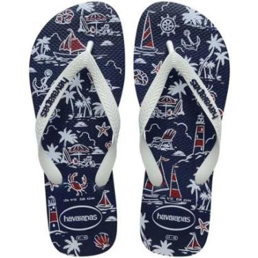 Imagem de Chinelo de Dedo Havaianas Masculino Casual Top Nautical-Masculino