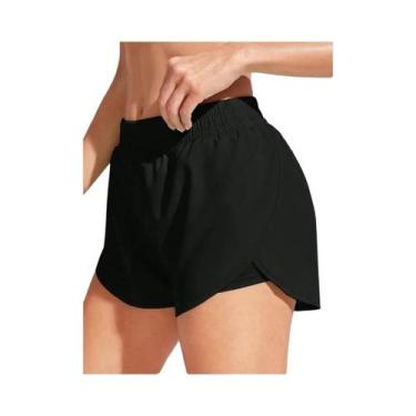 Imagem de Shorts De Yoga Elásticos Femininos Para Fitness, Corrida E Treino, Leg