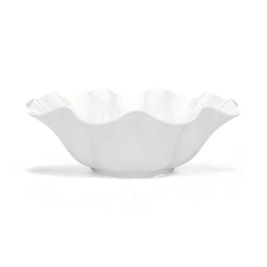 Imagem de Saladeira Flower 2,4 Litros 28 cm Melamina Haus - Branco, UNICA