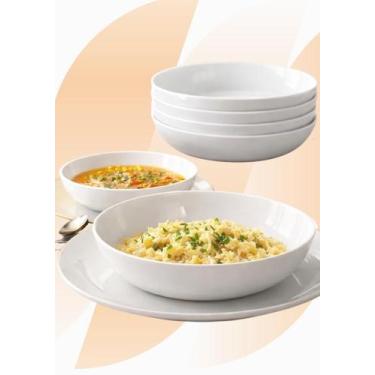 Imagem de Conjunto De Pratos Rasos De Vidro 24cm Mesa Posta Kit De 6 - Lehavi