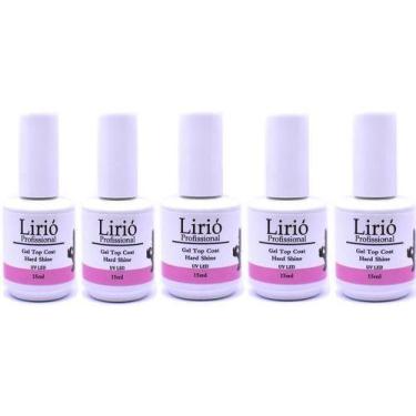 Imagem de Kit Top Coat Lirió Kit 5 Unidades Durabilidade Unhas De Gel - Não Info