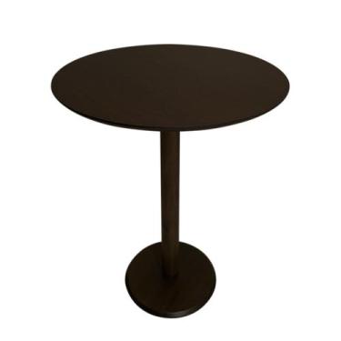 Imagem de Mesa Lateral Monopé De Madeira Laminada 40 Cm - 3 Cores Disponíveis - 