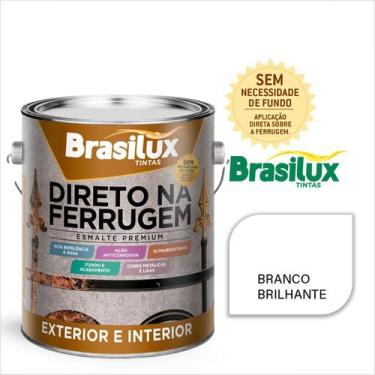 Imagem de Tinta Esmalte Direto Na Ferrugem 3,6 Litros Brasilux Escolha sua Cor S
