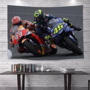 Imagem de Tapeçaria, estética de sala de parede para motocicletas, 150x110cm, mi