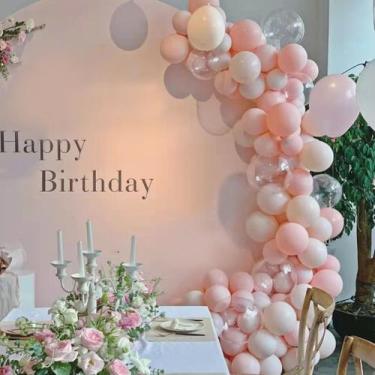 Imagem de Kit de balões: 75 unidades de balões de látex para decoração de festas