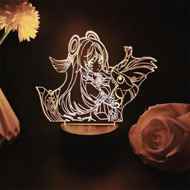 Imagem de Luz noturna LED 3D Plants vs Zombies Citlalis Color Changing - yiweisa