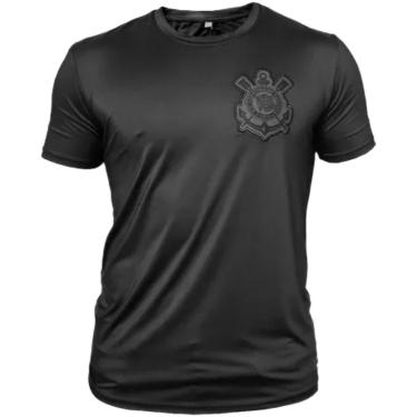 Imagem de Camiseta Coimbra Corinthians All Black Bordado Maculino-Masculino