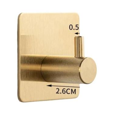 Imagem de Ganchos Autoadesivos De Aço Inoxidável Reforçados 2-10 Peças, Suportes