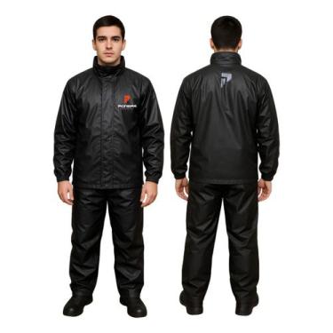Imagem de Capa De Chuva Conjunto Roupa Para Motoqueiro Masculina Moto - Pioneira
