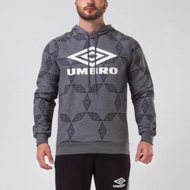 Imagem de BLUSA UMBRO COM CAPUZ CINZA MASCULINA-Masculino