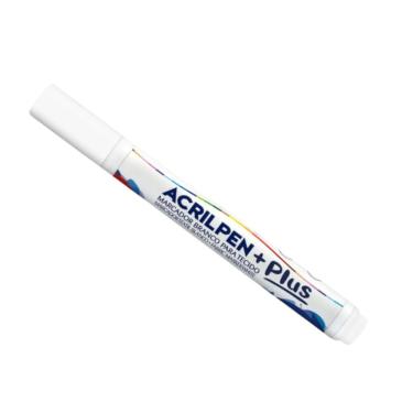 Imagem de Caneta Marcador Para Tecido Acrilpen Branco