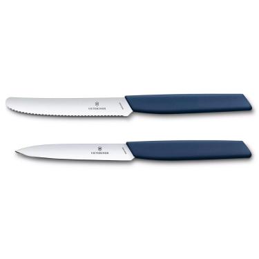 Imagem de Conjunto Facas Victorinox Swiss Modern Edição Limitada - 2 Unidades - Azul - 6.9096.2L3
