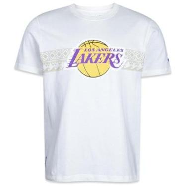 Imagem de Camiseta New Era NBALos Angeles Lakers Cultural Remixes Masculino-Masculino
