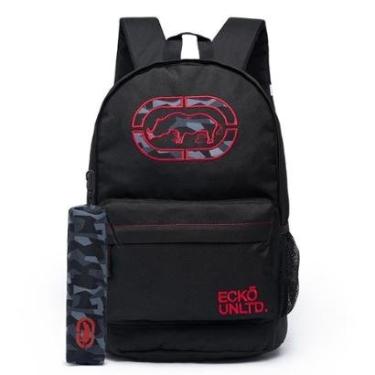 Imagem de Mochila Ecko Reforçada Resistente Escolar Masculina-Masculino