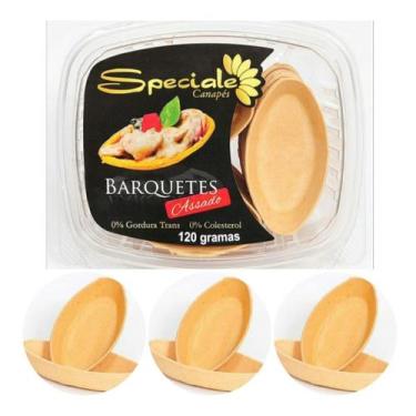 Imagem de Barquetes P/ Rechear Aprox. 100 Und. - SPECIALE CANAPÉS