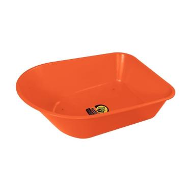 Imagem de Caçamba Funda Tramontina 55l Plástico Laranja Resistente