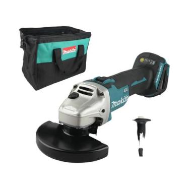 Imagem de Esmerilhadeira Elétrica Makita DGA506 De 18V E 125mm, Máquina De Polim