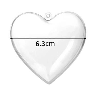 Imagem de Enfeites De Natal Em Plástico Transparente 10pcs Bolas Transparentes P